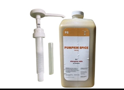 Pumpkin swirl with pump brand - pumpkin,