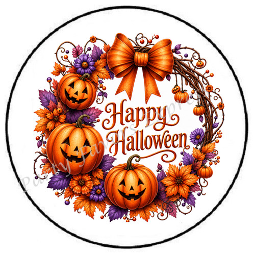 Happy halloween pumpkin purple - pumpkin,