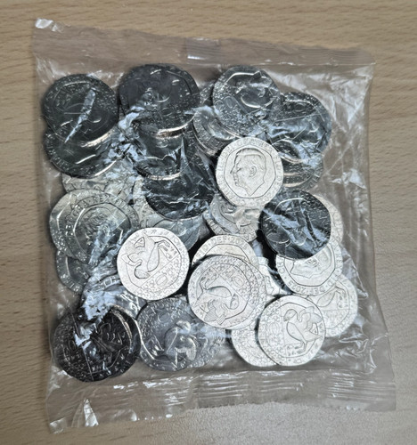 2025 puffin 20p coins sealed - 20p,