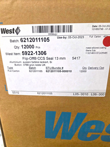 West flip off ccs seal - west,