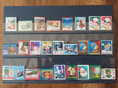 Christmas seals lot - lot:, one