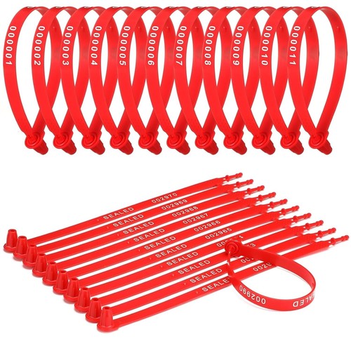100 orange plastic security - 100,
