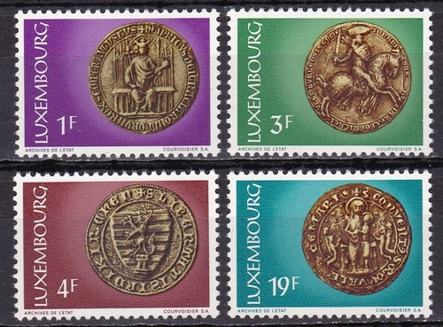 Luxembourg 542 545 mnh - #542-545,