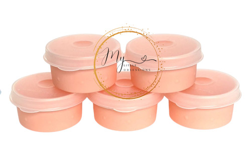 Tupperware smidgets peach with - peach,